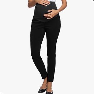 Maacie Women's Maternity Over The Belly Pants